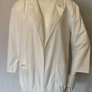 VINTAGE 80s white blazer